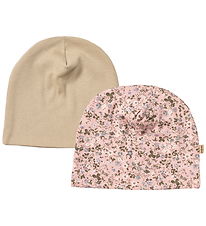 Wheat Beanie - 2-Pack - Aidan - Rose Powder Flowers