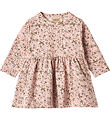 Wheat Dress - Sessa - Rose Powder Flowers Wheat Dress - Sessa - Rose Powder Flowers