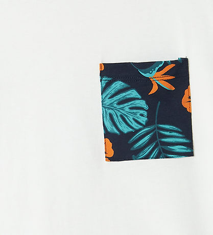 T-Shirt Name It - NkmZalo - Bright White/Aop Pocket T-Shirt Name It - NkmZalo - Bright White/Aop Pocket