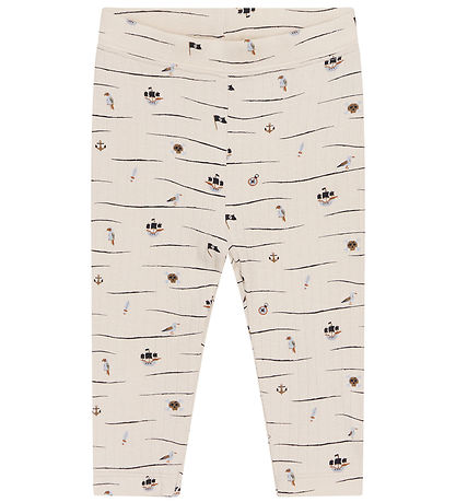 Hust and Claire Leggings - Bamboo - Ludo - French Oak