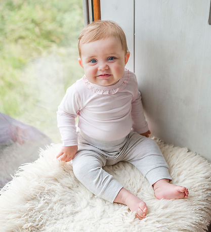 Hust and Claire Bodysuit l/s - Bamboo - HCBuller - Rose Morning