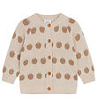 Hust and Claire Cardigan - Knitted - Bamboo - Cuno - Warm Sand