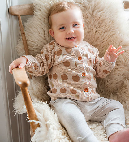 Hust and Claire Cardigan - Strick - Bambus - Cuno - Warm Sand