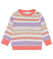 Hust and Claire Blouse - Knitted - Puzzle - Wild Coral