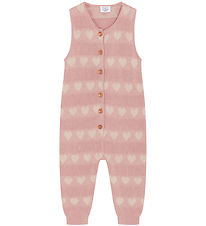 Hust and Claire Jumpsuit - Knitted - Bamboo - Monly - Dusty Rose