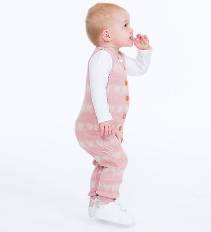Hust and Claire Strampler - Strick - Bambus - Monly - Dusty Rose