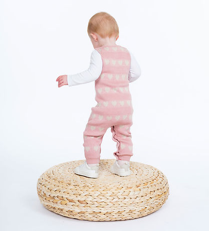Hust and Claire Strampler - Strick - Bambus - Monly - Dusty Rose