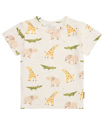 Hust and Claire T-shirt - HCAugust - Ivory w. Print Hust and Claire T-shirt - HCAugust - Ivory w. Print