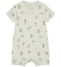 Hust and Claire Nightsuit - Bamboo - Milu - Green Hint