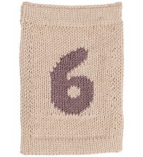 Smallstuff Knitted Flag - 6 - Pink Numbers Smallstuff Knitted Flag - 6 - Pink Numbers