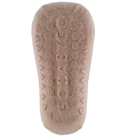 Chaussettes - Antidérantes GoBabyGo - Laine - Rose Dust Chaussettes - Antidérantes GoBabyGo - Laine - Rose Dust