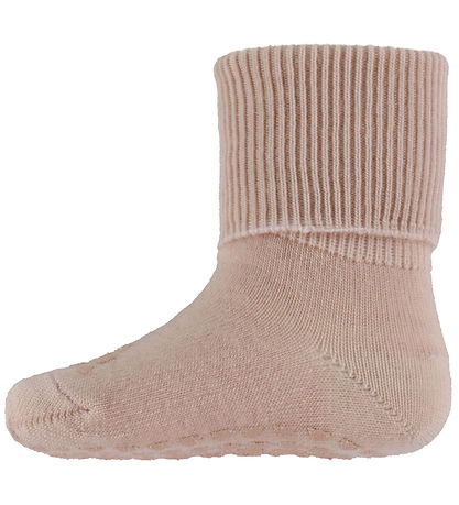 Chaussettes - Antidérantes GoBabyGo - Laine - Rose Dust Chaussettes - Antidérantes GoBabyGo - Laine - Rose Dust