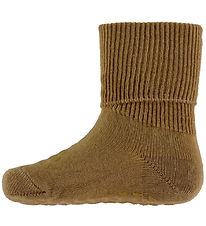 GoBabyGo Socks - Bamboo - Non-Slip Socks - Apple Cinnamon