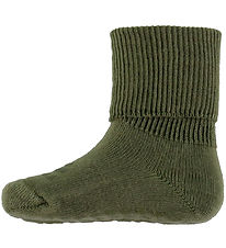 GoBabyGo Socken - Bambus - Anti-Rutsch-Socken - Deep Lichen Gree