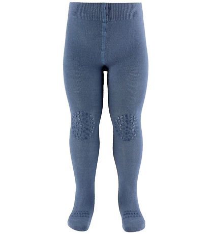 GoBabyGo Anti-Slip Panty's - Noos - Bamboe - Stone Blue