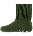 GoBabyGo Socks - Non-Slip - Olivine