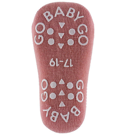 GoBabyGo Socks - Noos - Non-Slip Socks - Ash Rose