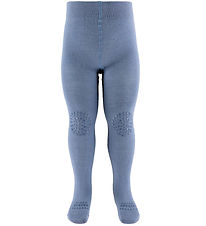 GoBabyGo Skidproof Tights - Noos - Wool - Stone Blue