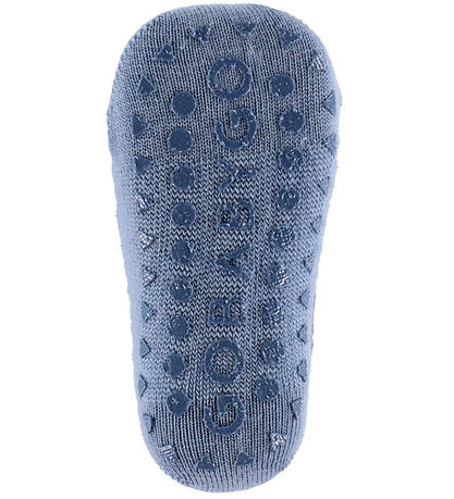 GoBabyGo Skidproof Tights - Noos - Wool - Stone Blue