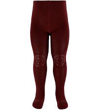 GoBabyGo Tights - Non-Slip - Wool - Wine Red