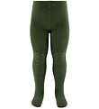 GoBabyGo Tights - Non-Slip - Noos - Wool - Olivine