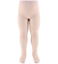GoBabyGo Tights - Non-Slip - Noos - Wool - Rose Dust