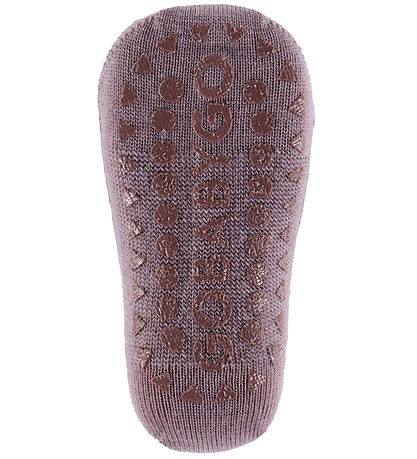 GoBabyGo Panty's - Anti-Slip - Noos - Wol - Dark Purple Lui