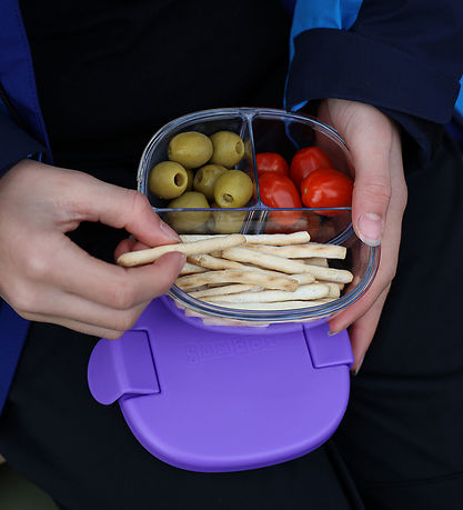 Bol à collation Yumbox - 3 Rum - Haze Purple Bol à collation Yumbox - 3 Rum - Haze Purple