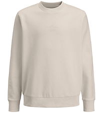 Jack & Jones Sweatshirt - JjJin - Moonbeam Jack & Jones Sweatshirt - JjJin - Moonbeam
