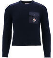 Moncler Blouse - Wool - Navy