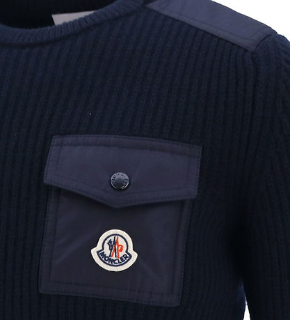 Moncler Blouse - Wool - Navy