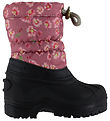 Pom Pom Winter Boots - PmWill - Autumn Anemone AOP