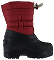 Pom Pom Winter Boots - pmWill - Biking Red