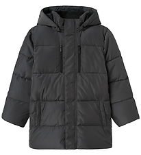 Name It Fóðraður jakki - Núll - NkmMedow03 - Grey Röndótt Name It Fóðraður jakki - Núll - NkmMedow03 - Grey Röndótt