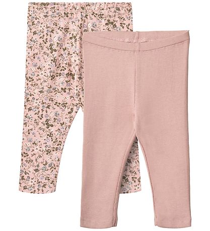 Leggings Wheat - 2 Pack - Jules - Rose Powder Fleurs Leggings Wheat - 2 Pack - Jules - Rose Powder Fleurs
