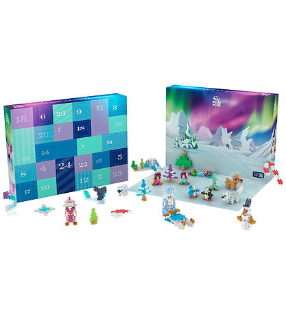 Calendrier de l'Avent Plus-Plus - 600 Parties - 24 portes Calendrier de l'Avent Plus-Plus - 600 Parties - 24 portes