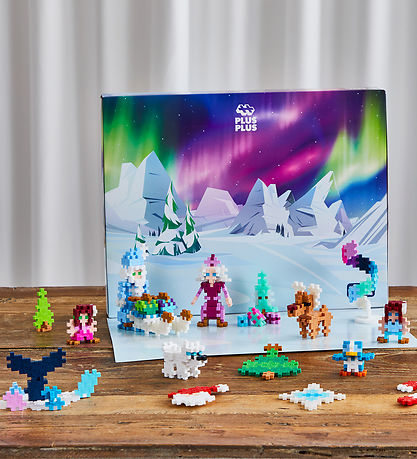 Plus-Plus Advent Calendar - Santa's Northern Lights Adventure - 