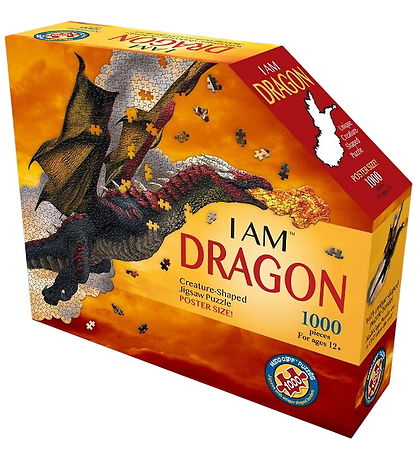 Madd Capp Puzzles Púsluspil - I Am Dreki - 1000 Kubbar