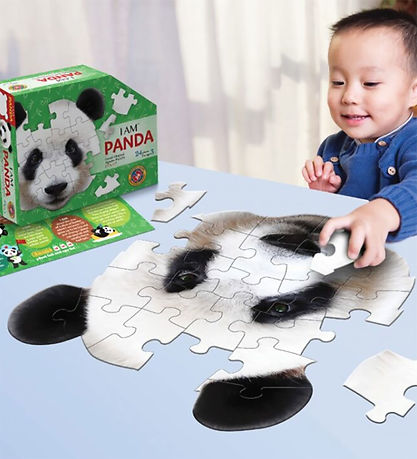 Madd Capp Puzzles Púsluspil - I Am Panda - 24 Kubbar