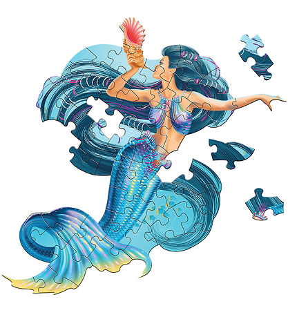 Madd Capp Puzzles Púsluspil - I Am LiL' Mermaid - 48 Kubbar