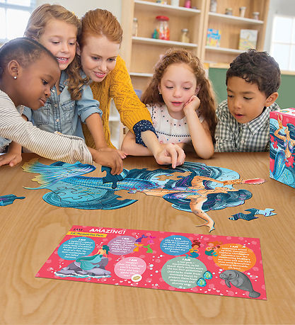 Madd Capp Puzzles Púsluspil - I Am LiL' Mermaid - 48 Kubbar