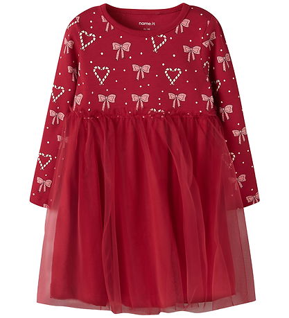 Robe Name It - NmfRi - Rouge bouffon Robe Name It - NmfRi - Rouge bouffon
