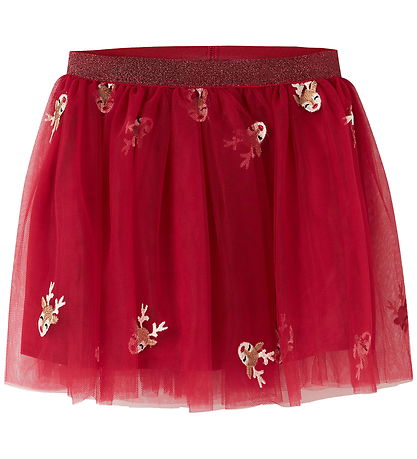 Name It Skirt - NmfVeross - Jester Red/REINDEER
