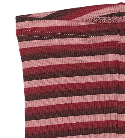 Petit Piao Leggings - Rib - Modal - Biking Red Multistripe Petit Piao Leggings - Rib - Modal - Biking Red Multistripe