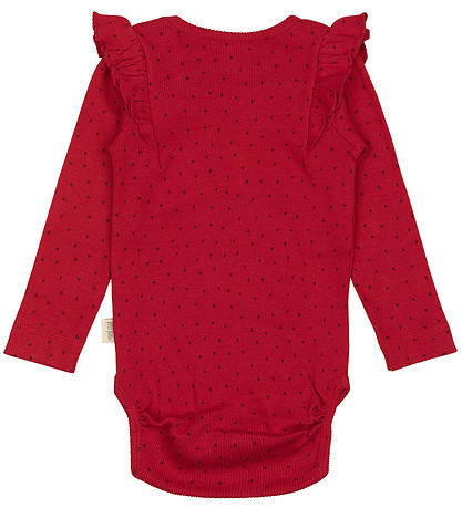 Petit Piao Body p/h - Joustinneule - Modal - Frill - Jet Punaine Petit Piao Body p/h - Joustinneule - Modal - Frill - Jet Punaine