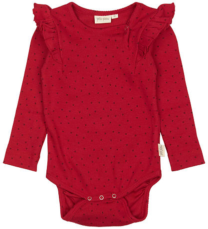 Petit Piao Body p/h - Joustinneule - Modal - Frill - Jet Punaine Petit Piao Body p/h - Joustinneule - Modal - Frill - Jet Punaine