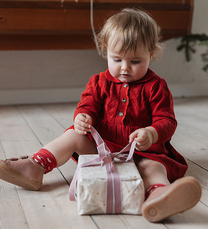 Robe Petit Piao - Pointelle - Tricoté - PPDaimi - Vélo Rouge Robe Petit Piao - Pointelle - Tricoté - PPDaimi - Vélo Rouge