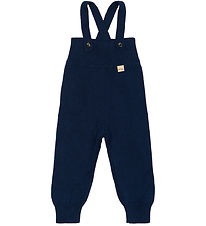 Petit Piao Trousers w. Suspenders - PPDay - Knitted - Navy
