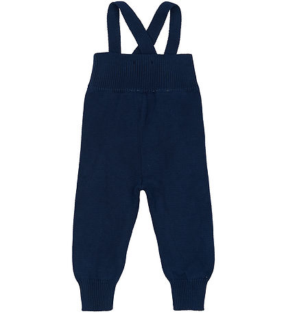 Petit Piao Trousers w. Suspenders - PPDay - Knitted - Navy