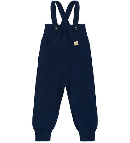 Petit Piao Trousers w. Suspenders - PPDay - Knitted - Navy